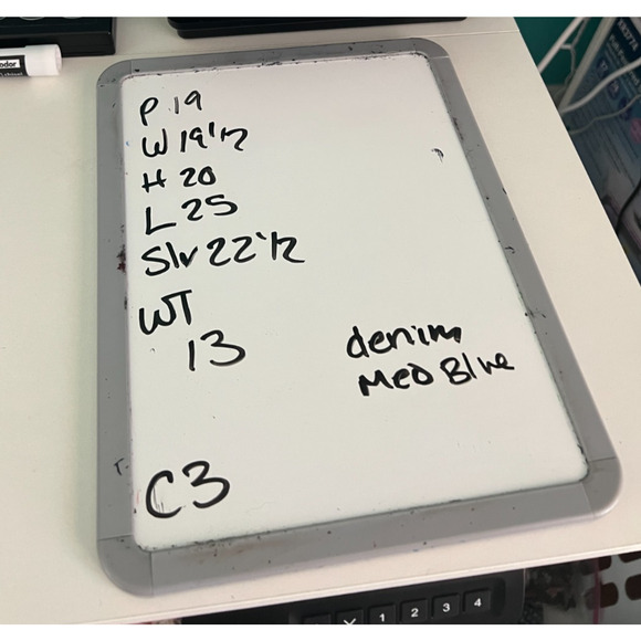 H&M Blue Medium Wash Denim Button Down Blouse Top Cotton XS X-Small - Picture 8 of 8